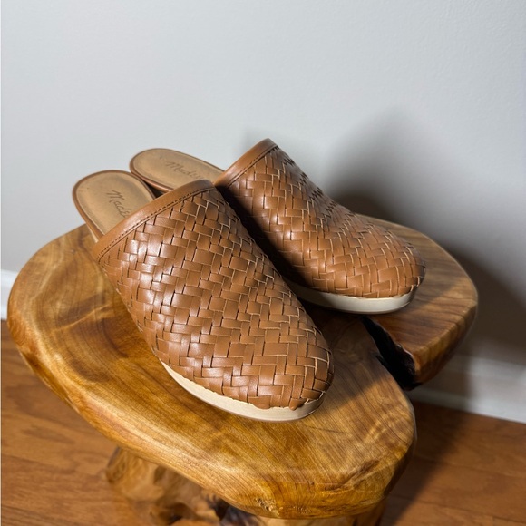 Madewell Tan Woven Mules - Picture 6 of 8